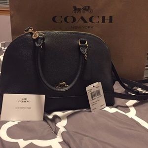 Navy blue coach bag